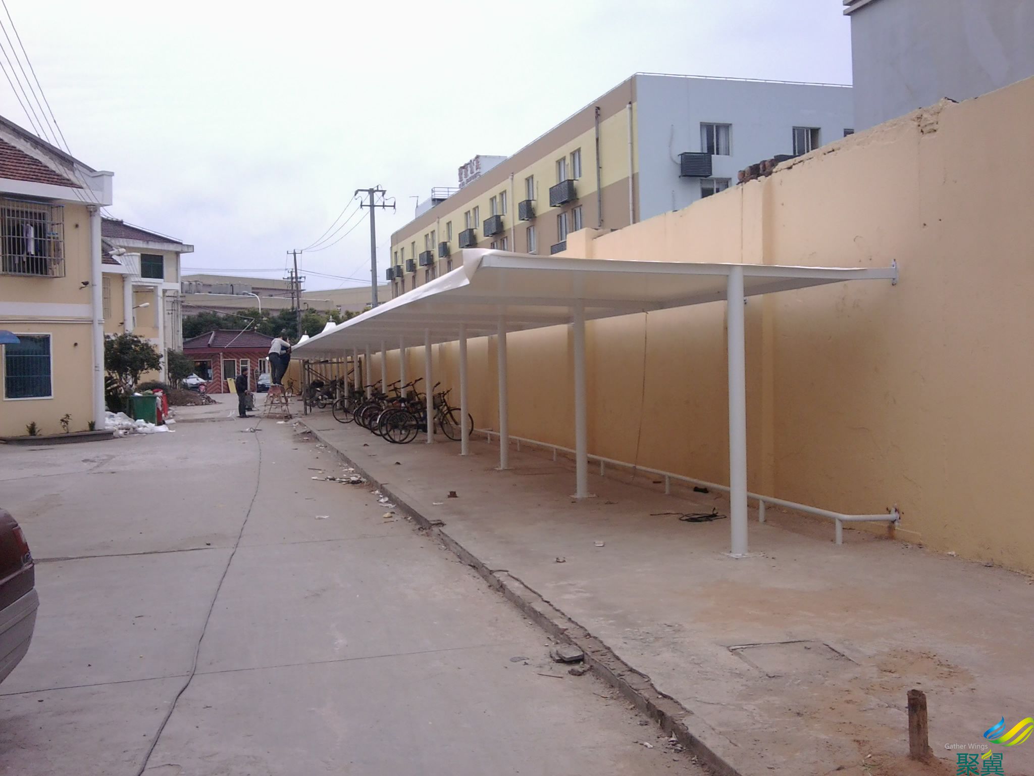 膜結(jié)構(gòu)自行車棚