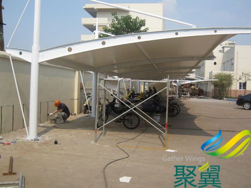 汽車停放、自行車停放、電動車停放遮陽