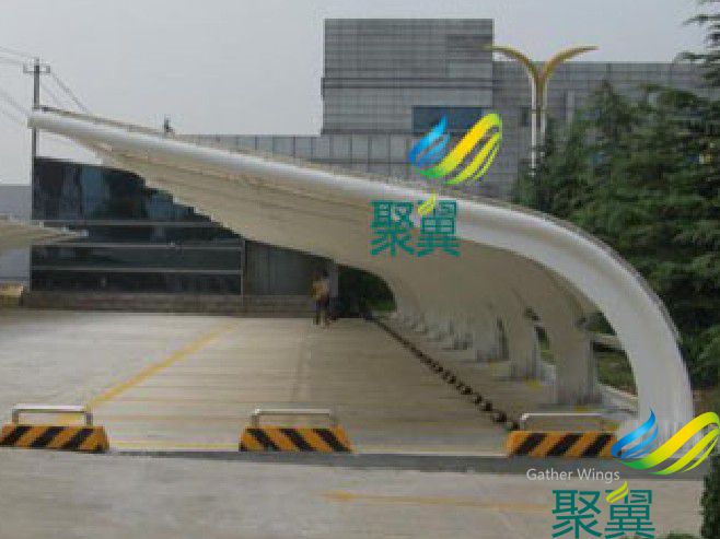 上海膜結構車棚,膜結構車棚