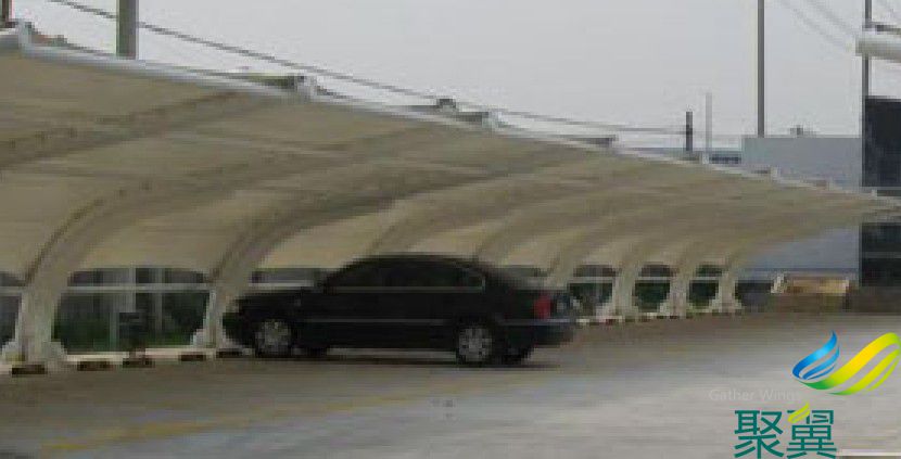 上海膜結構車棚,膜結構車棚