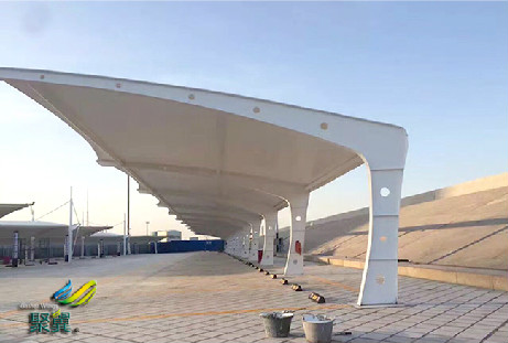 無錫膜結(jié)構(gòu)車棚PVC涂層*無錫膜結(jié)構(gòu)車棚多色系列膜材