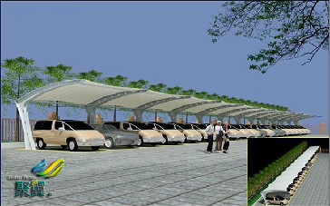 膜結構車棚材料該怎么選擇？