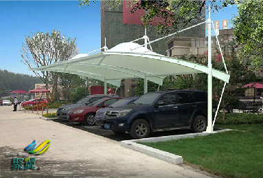 奉賢膜結構車棚在外觀上的優勢