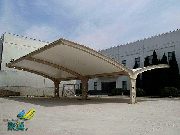 浙江溫州雙開(kāi)停車棚