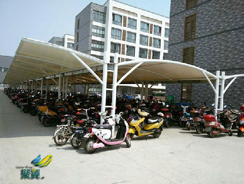 膜結構車棚造型是如何分類的