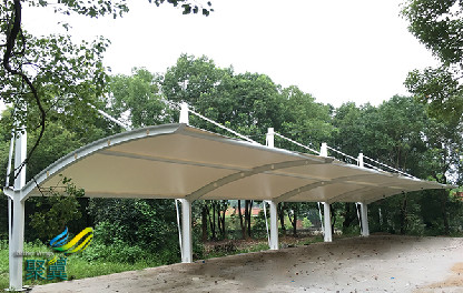  膜結構車棚結構設計的荷載分析