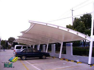 膜結構車棚的安裝操作