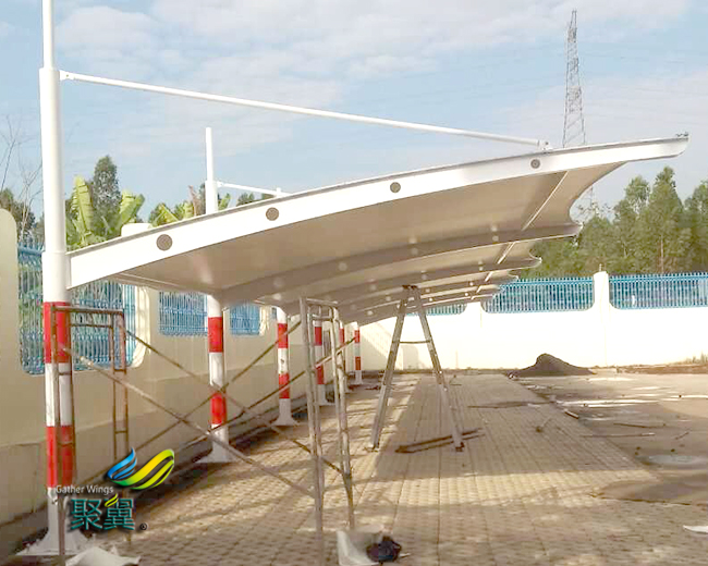 膜結(jié)構(gòu)車棚制造前預(yù)備與審核