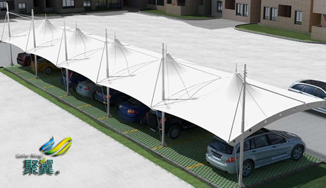 膜結(jié)構(gòu)車棚阻燃性B1級(jí)|底座除銹