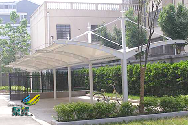 上海聚翼膜結構車棚亮點