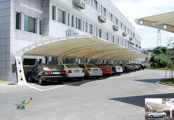 山東膜結構定制充電樁汽車停車棚景觀工程報價施工方案